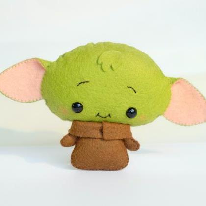 Felt Baby Alien Toy Sewing Pdf And Svg Pattern,..