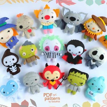 Easy to make Halloween toys sewing ..