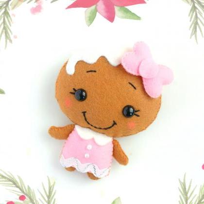 Felt Mr. And Mrs. Gingerbread Toy Pdf Patterns,..