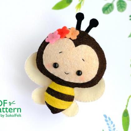 Little Bugs And Flowers, Felt Toy Sewing Pdf And..