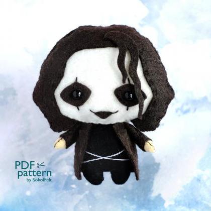 The Crow Felt Toy Pdf And Svg Patterns, The Crow..