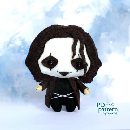 The Crow Felt Toy Pdf And Svg Patterns, The Crow..