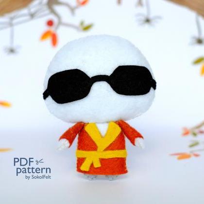 Invisible Man Felt Toy Pdf And Svg Patterns,..