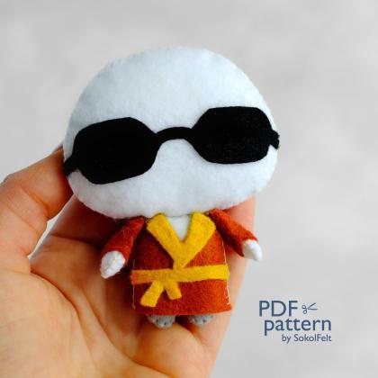 Invisible Man Felt Toy Pdf And Svg Patterns,..