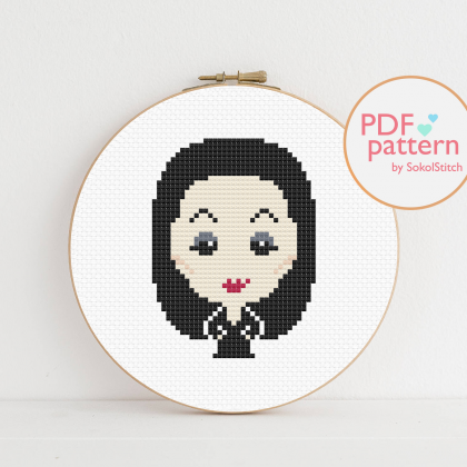 Addams Family cross stitch patterns..