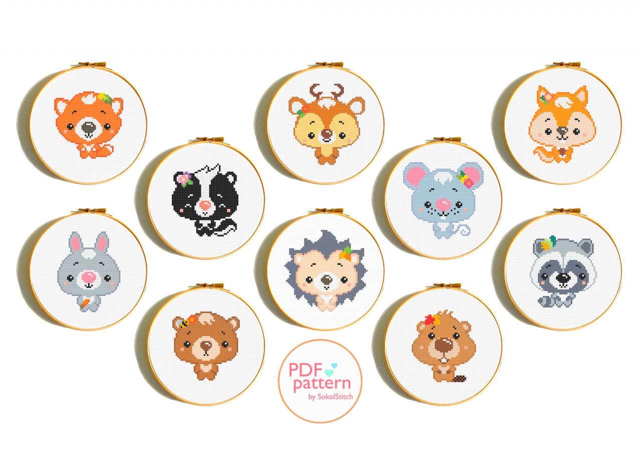 Wild Jungle Animals C2C Crochet Afghan Pattern - Magic Yarn Pixels, image size:1280x952